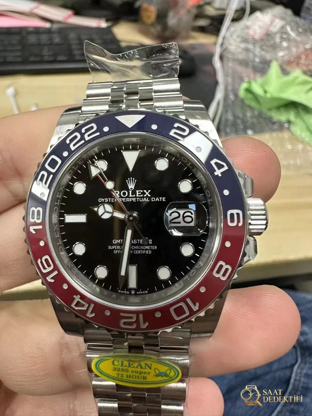 Clean Factory, GMT-Master II, Pepsi, Rolex, V2, V3