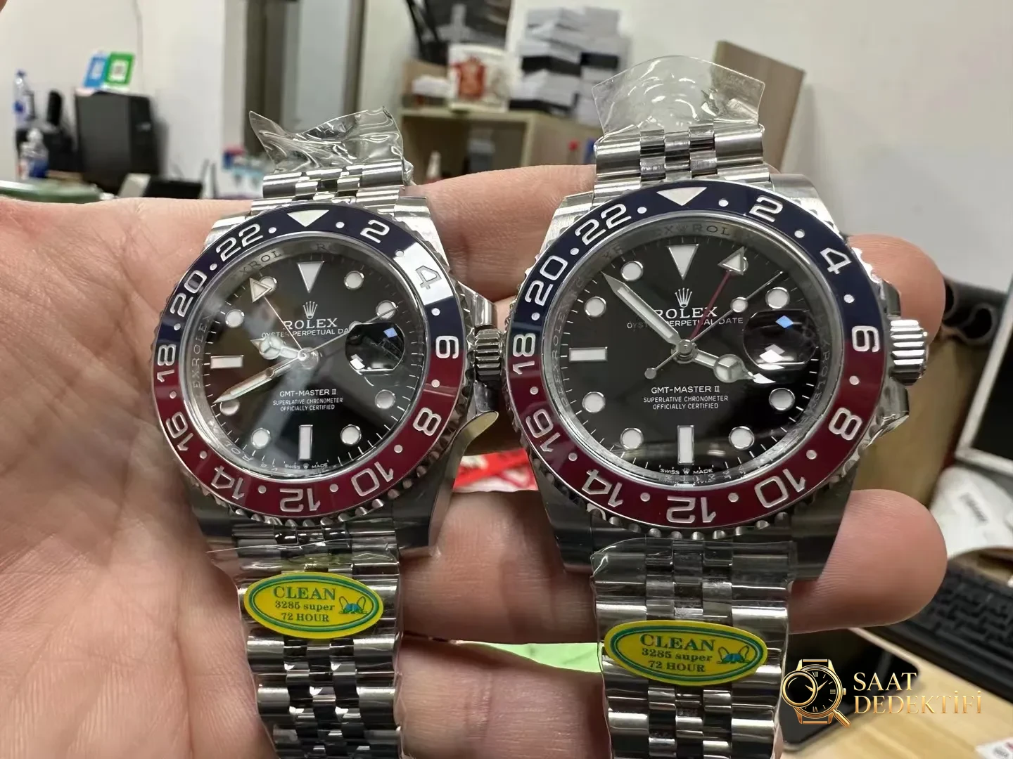 Clean V3 Pepsi GMT-Master - Bilezik Bakla Ayrımı ve Pim Yapısı