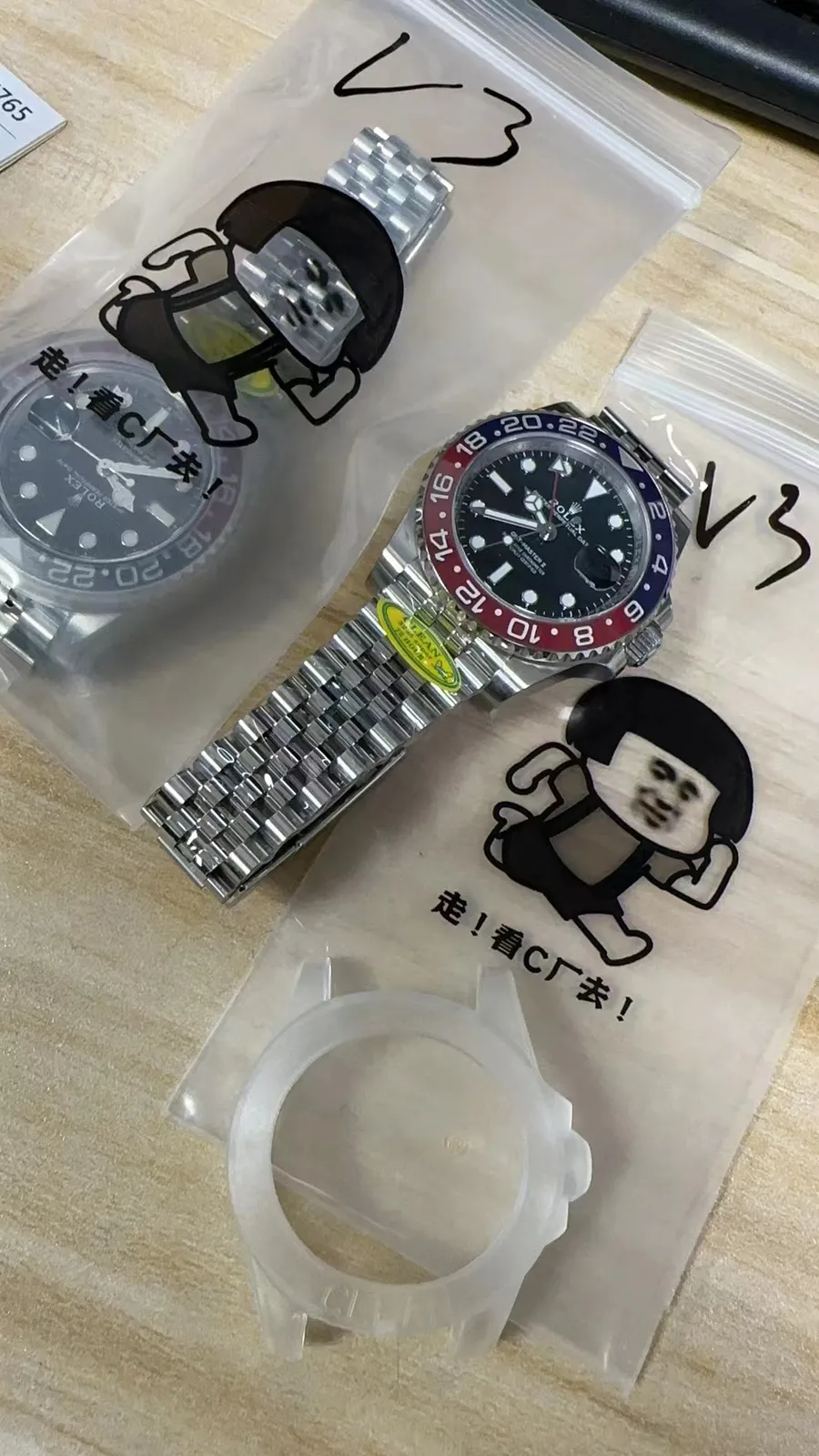 Clean V3 Pepsi GMT-Master - Cam Yansıma Önleyici (AR) Kaplama