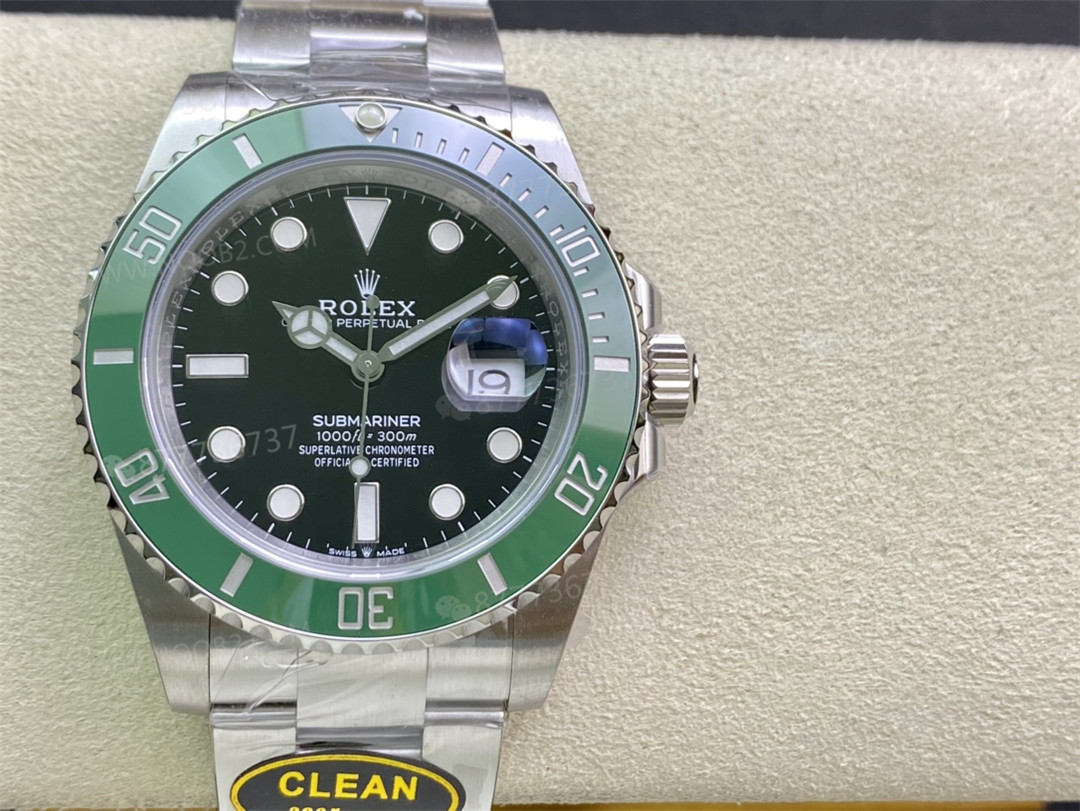 Clean yeşil su hayaleti 126610LV yeşil-siyah 41 mm replika saat nasıl seçilir? — 1. fotoğraf