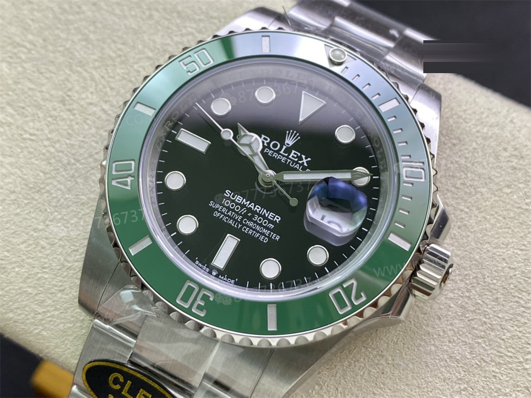 Clean yeşil su hayaleti 126610LV yeşil-siyah 41 mm replika saat nasıl seçilir? — 3. fotoğraf
