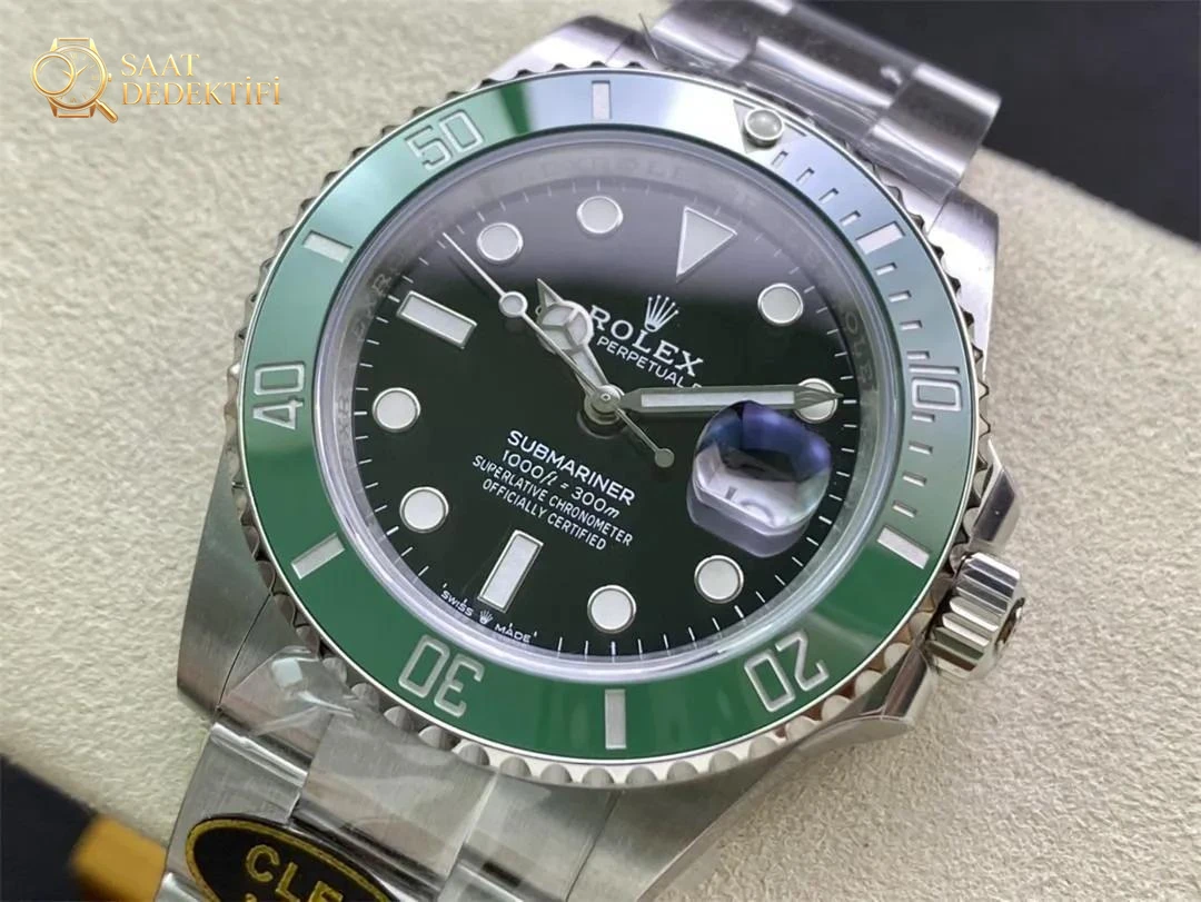 Clean yeşil su hayaleti 126610LV yeşil-siyah 41 mm replika saat nasıl seçilir? - Kasa Profili ve Kurma Kolu İncelemesi