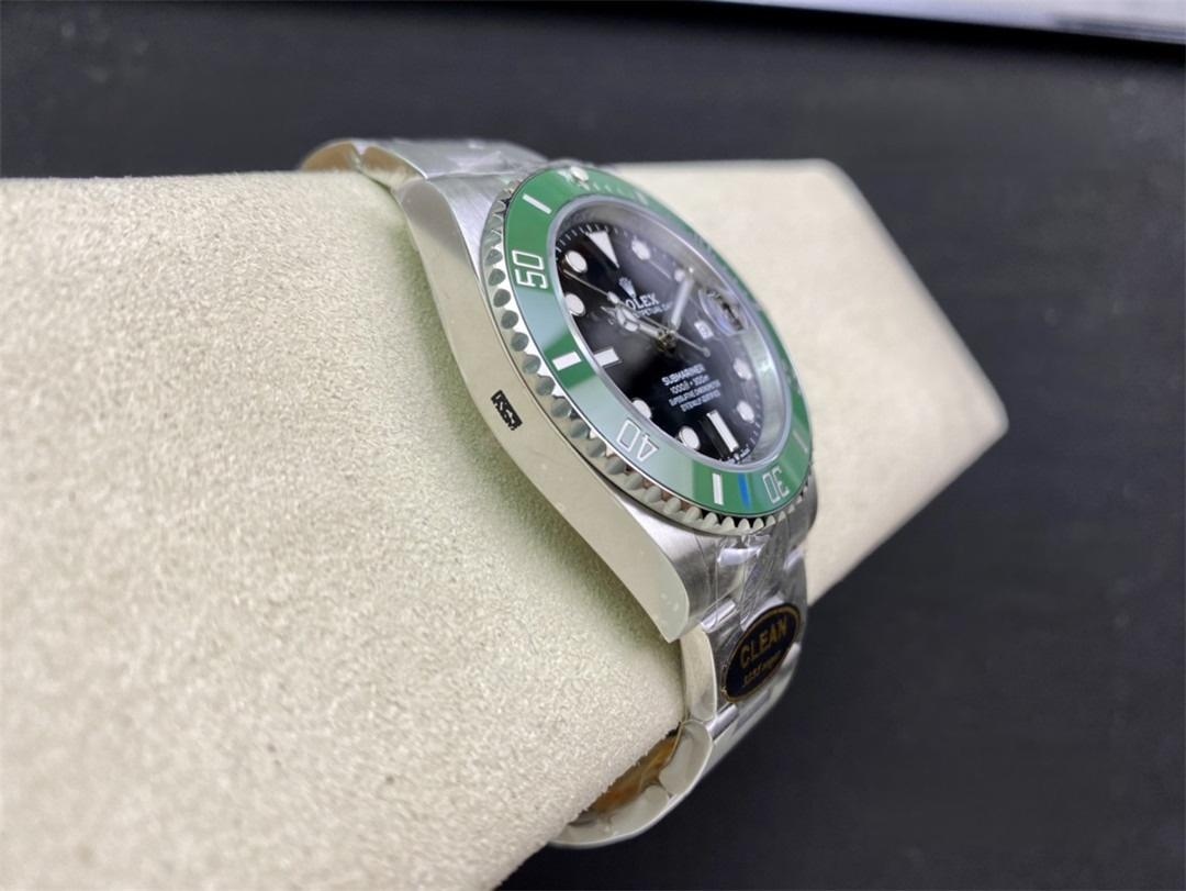 Clean yeşil su hayaleti 126610LV yeşil-siyah 41 mm replika saat nasıl seçilir? — 5. fotoğraf