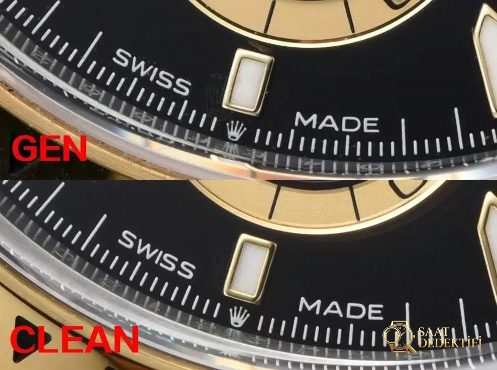 Clean/Clean Daytona çelik-altın 4131 mekanizma 126503 gerçek-replika karşılaştırması - Bilekte Duruş ve Kasa Orantısı