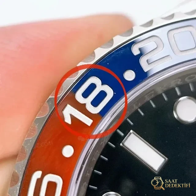 Clean/Clean Rolex GMT kola bezel ile orijinalin farkı ne? - Klips Kilidi ve Lazer Damgalar