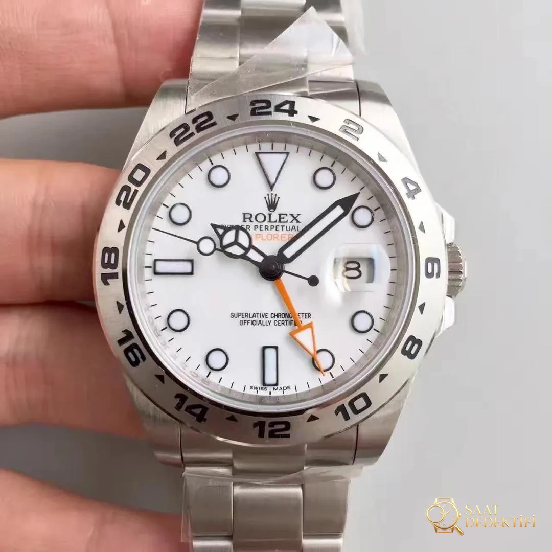 Noob V7 Réplique Rolex Explorer 216570 Montre avec mouvement Clone 3187 - Vue de face et conception du boîtier