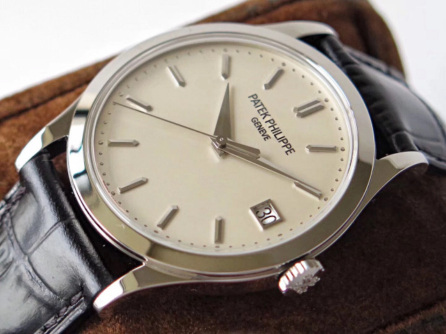 Replika Patek Philippe Calatrava 5296G Çelik Kasa
