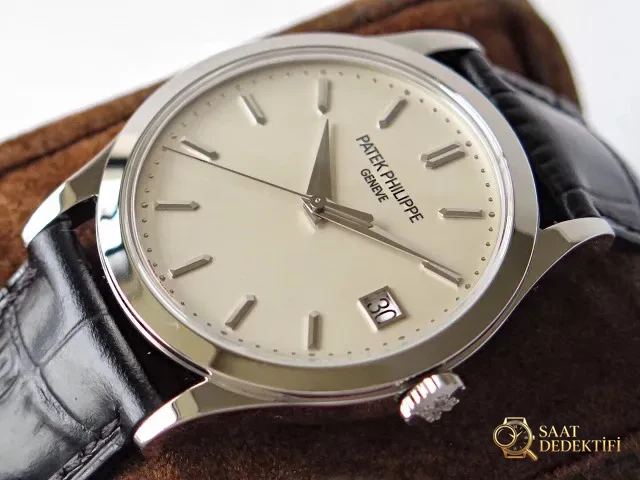 Replika Patek Philippe Calatrava 5296G Çelik Kasa
