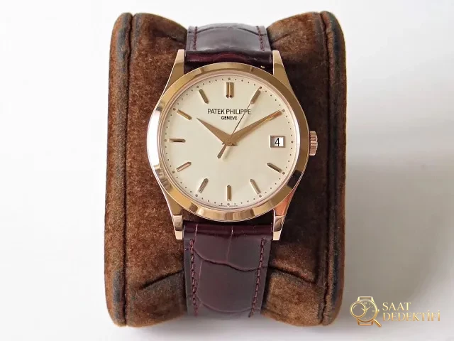 Replika Patek Philippe Calatrava Kahverengi Deri Kayış - Bilek Üzerinde Duruş ve Ergonomi