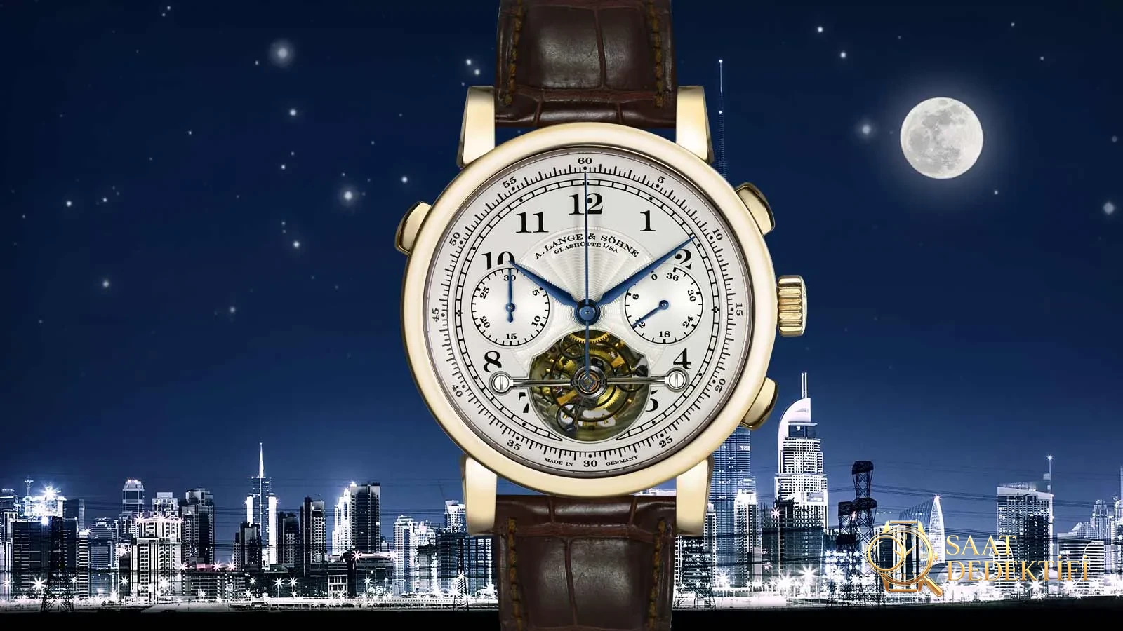 A. Lange & Söhne Tourbograph Pour le Merite Erkek Kol Saati