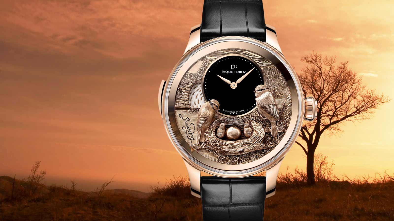 Jaquet Droz Les Ateliers d'Art Automata THE BIRD REPEATER Erkek Kol Saati