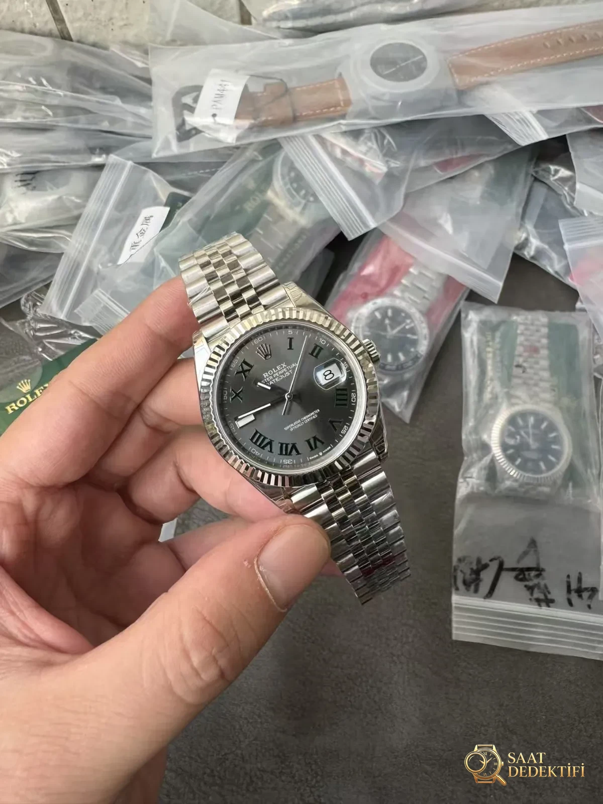 VS Datejust V2 Yeşil Rome