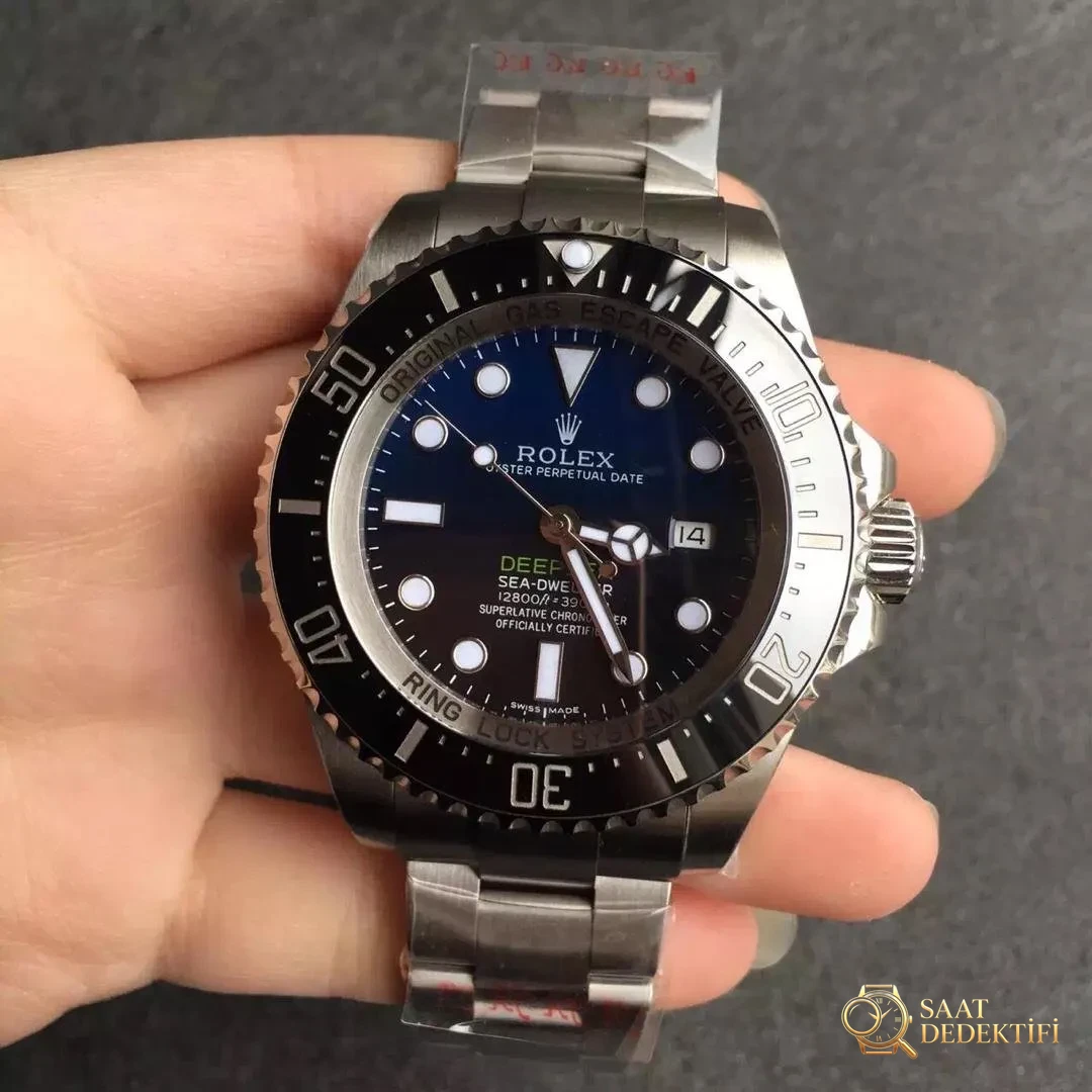 116660, D-Blue, Deepsea, James Cameron, Mariana Trench, Rolex, Sea-Dweller, Submariner