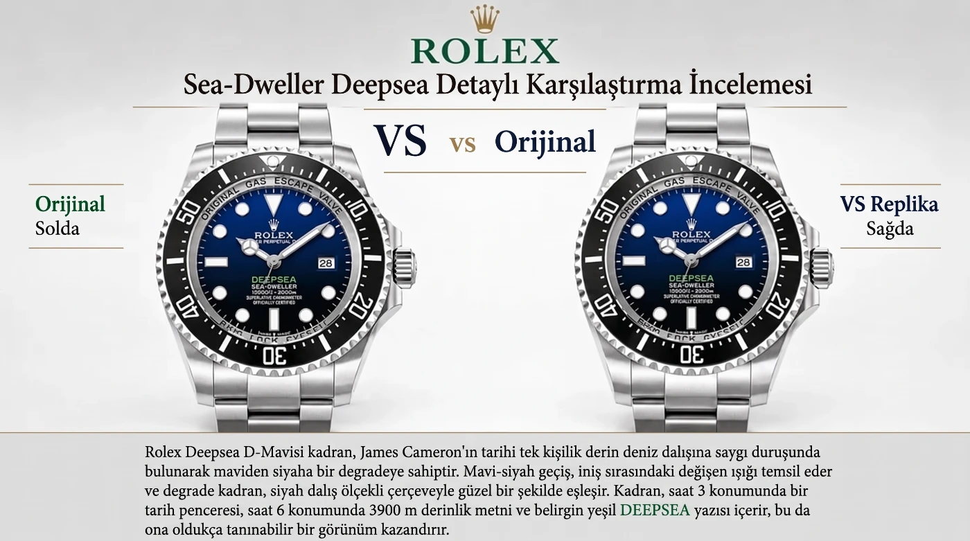 Tiefseeäquivalenz: VSF Rolex Deepsea D-Blue Ref.-Nr. 126660