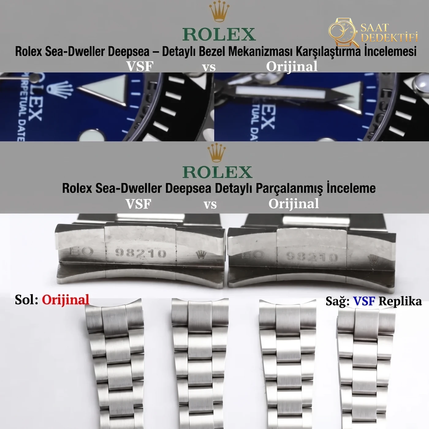 Tiefseeäquivalenz: VSF Rolex Deepsea D-Blue Ref.-Nr. 126660