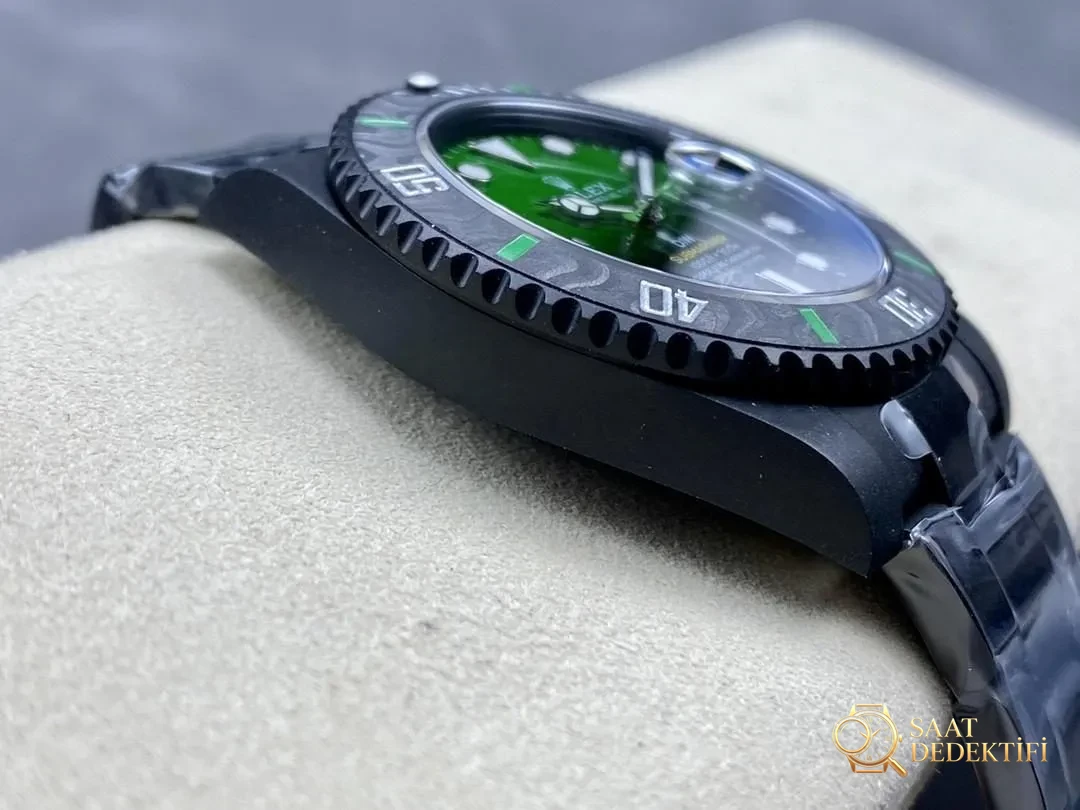 Dikkat: VS Factory Rolex DIW modifiye karbon fiber degrade yeşil su hayaleti tek seferde işi çözer mi? - Bilezik, Toka ve Klips Mekanizması