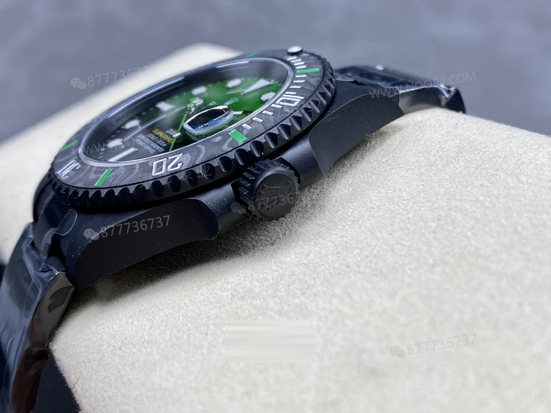 Dikkat: VS Factory Rolex DIW modifiye karbon fiber degrade yeşil su hayaleti tek seferde işi çözer mi? — 6. fotoğraf