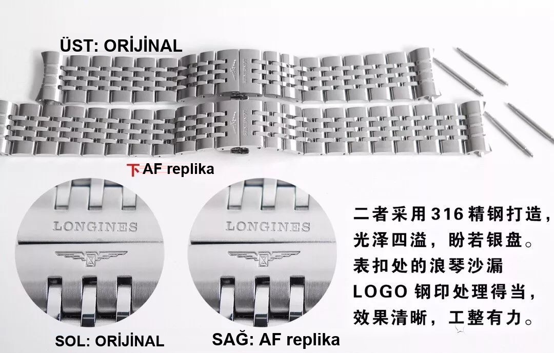 Eddie Peng'in tercihi AF Factory Longines Conquest Classic replika saat gerçek-replika karşılaştırması incelemesi — 11. fotoğraf