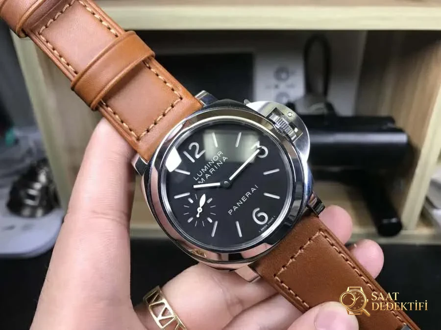 En Çok Satan Altı Panerai Replikası - Arka Safir Cam Altında Kalibre Detayı