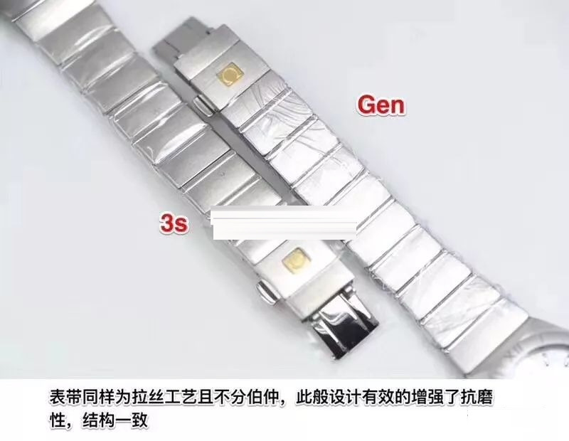 En Güncel 3S (SSS) Fabrikası Omega Constellation Orijinal Mekanizma 27 MM Kuvars Kadın Replika Saat Gerçek-Replika Karşılaştırması ve Orijinal İnceleme — 15. fotoğraf