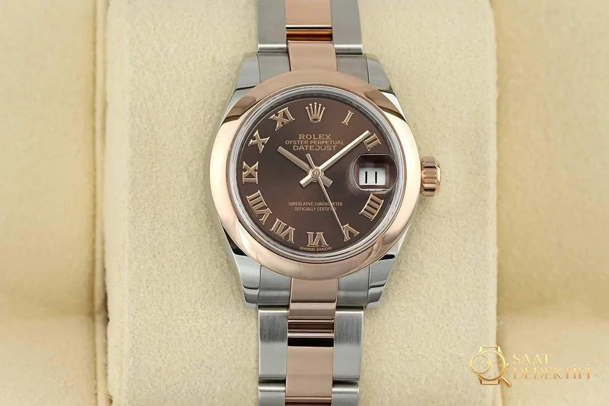 Rolex Datejust 28mm 279161 Chocolate Roman Oyster