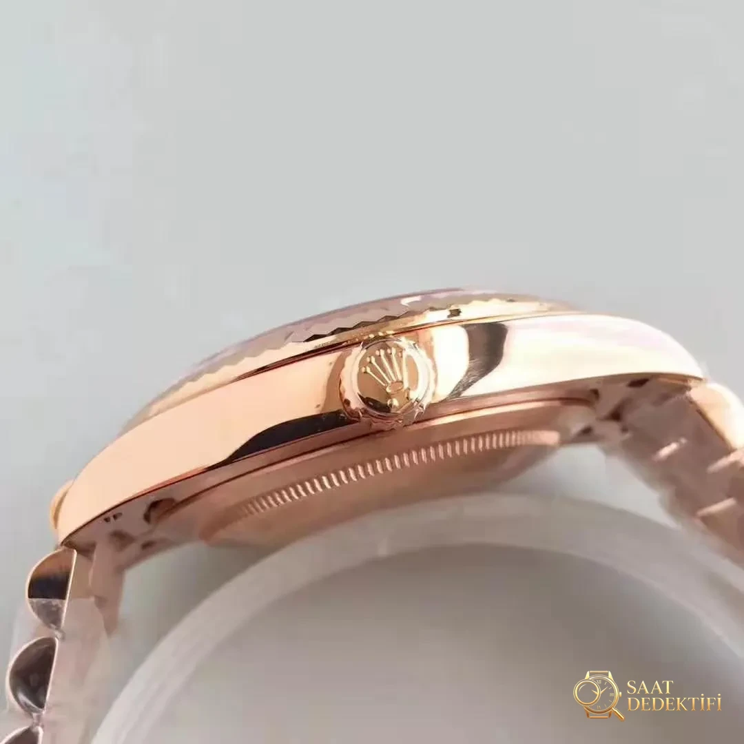 En İyi Altın Rolex Day-Date Saatleri CR Factory Fabrikasından Çıkıyor - Bilezik, Toka ve Klips Mekanizması