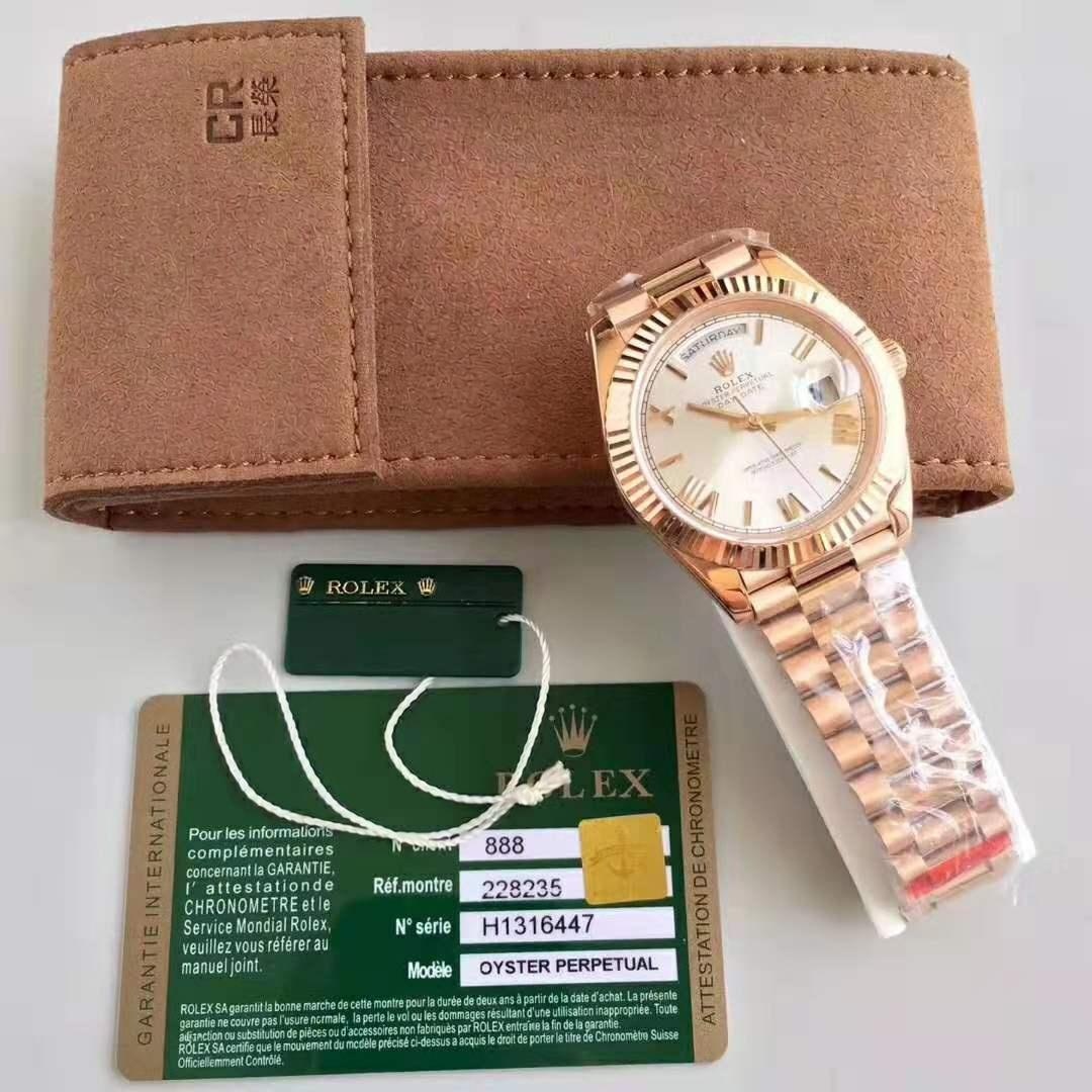 En İyi Altın Rolex Day-Date Saatleri CR Factory Fabrikasından Çıkıyor — 10. fotoğraf