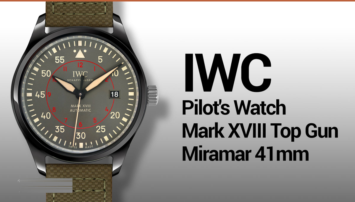 Pilot's Watch Mark XVIII TOP GUN Miramar 41mm