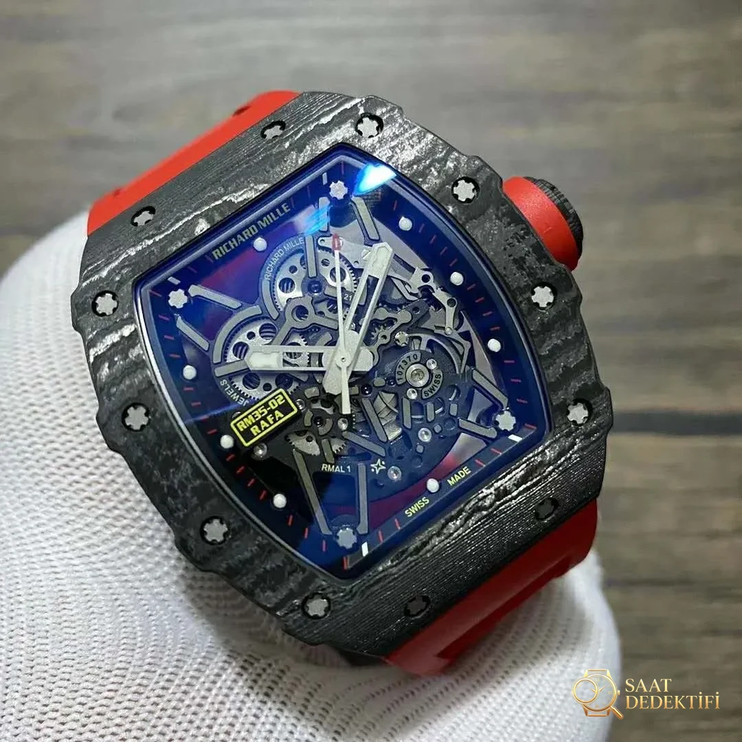 En iyi Richard Mille RM35-02 replika saati geldi - Kasa Profili ve Kurma Kolu İncelemesi