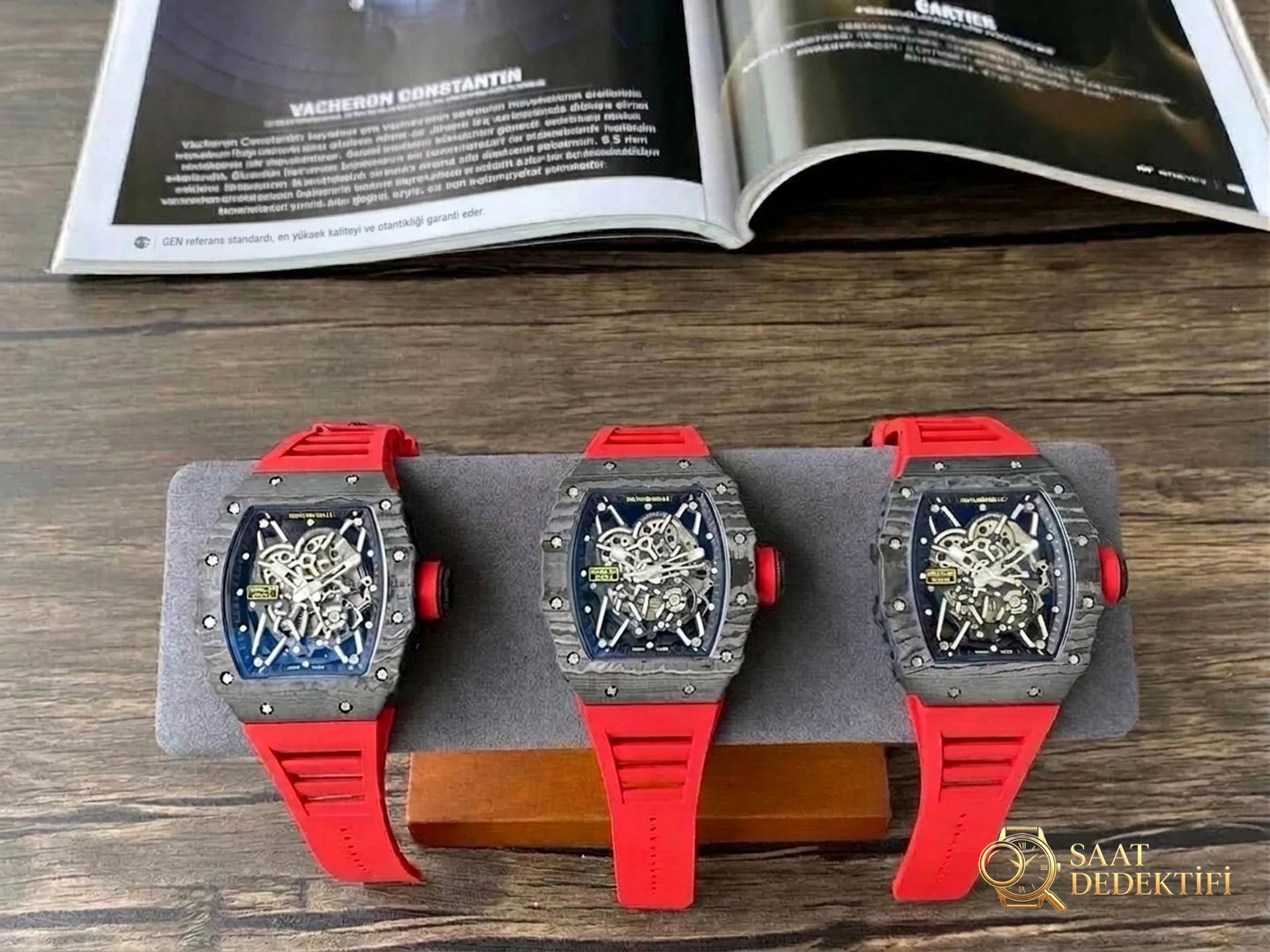 En iyi Richard Mille RM35-02 replika saati geldi - Fosfor ve Super-LumiNova Gece Görünümü