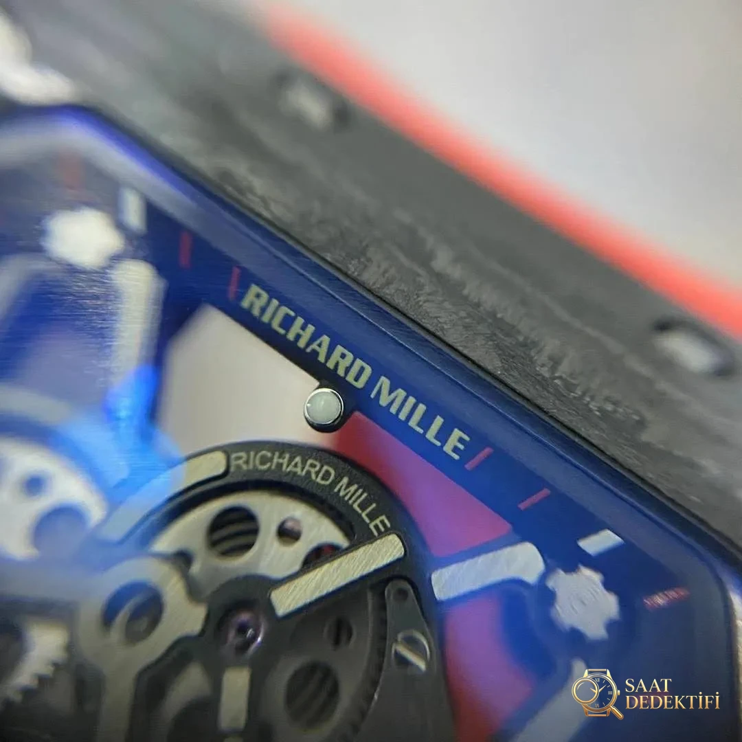 En iyi Richard Mille RM35-02 replika saati geldi - Mekanizma Zemberek ve Balans Detayı