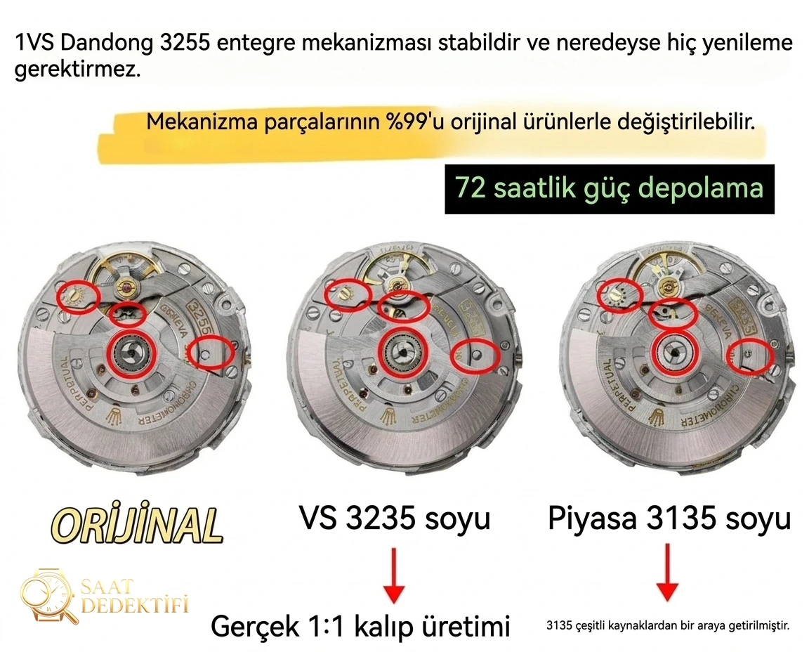 En İyi VS Factory Rolex Day-Date İncelemesi: Kusursuz 1:1 Super Clone Şaheseri - Kasa Profili ve Kurma Kolu İncelemesi
