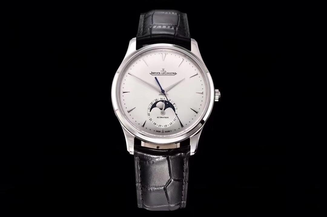 En üst versiyon GF Factory Jaeger-LeCoultre Master Ultra Thin Moon serisi klasik replika saat Q1368420 orijinal karşılaştırmalı inceleme — 1. fotoğraf