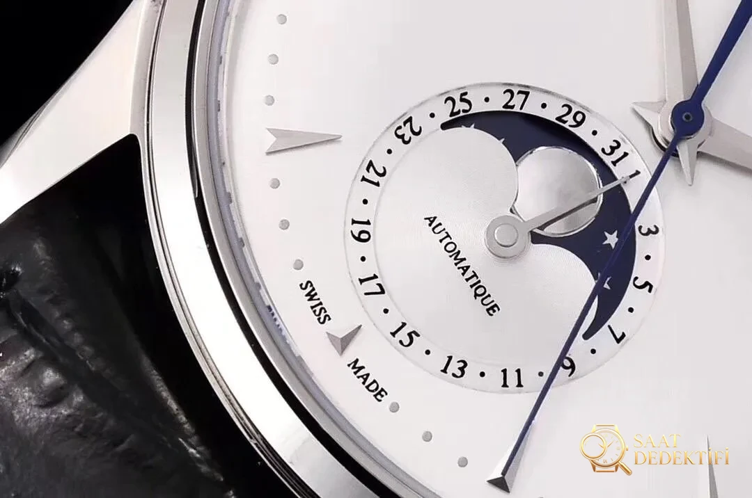 En üst versiyon GF Factory Jaeger-LeCoultre Master Ultra Thin Moon serisi klasik replika saat Q1368420 orijinal karşılaştırmalı inceleme - Bilekte Duruş ve Kasa Orantısı