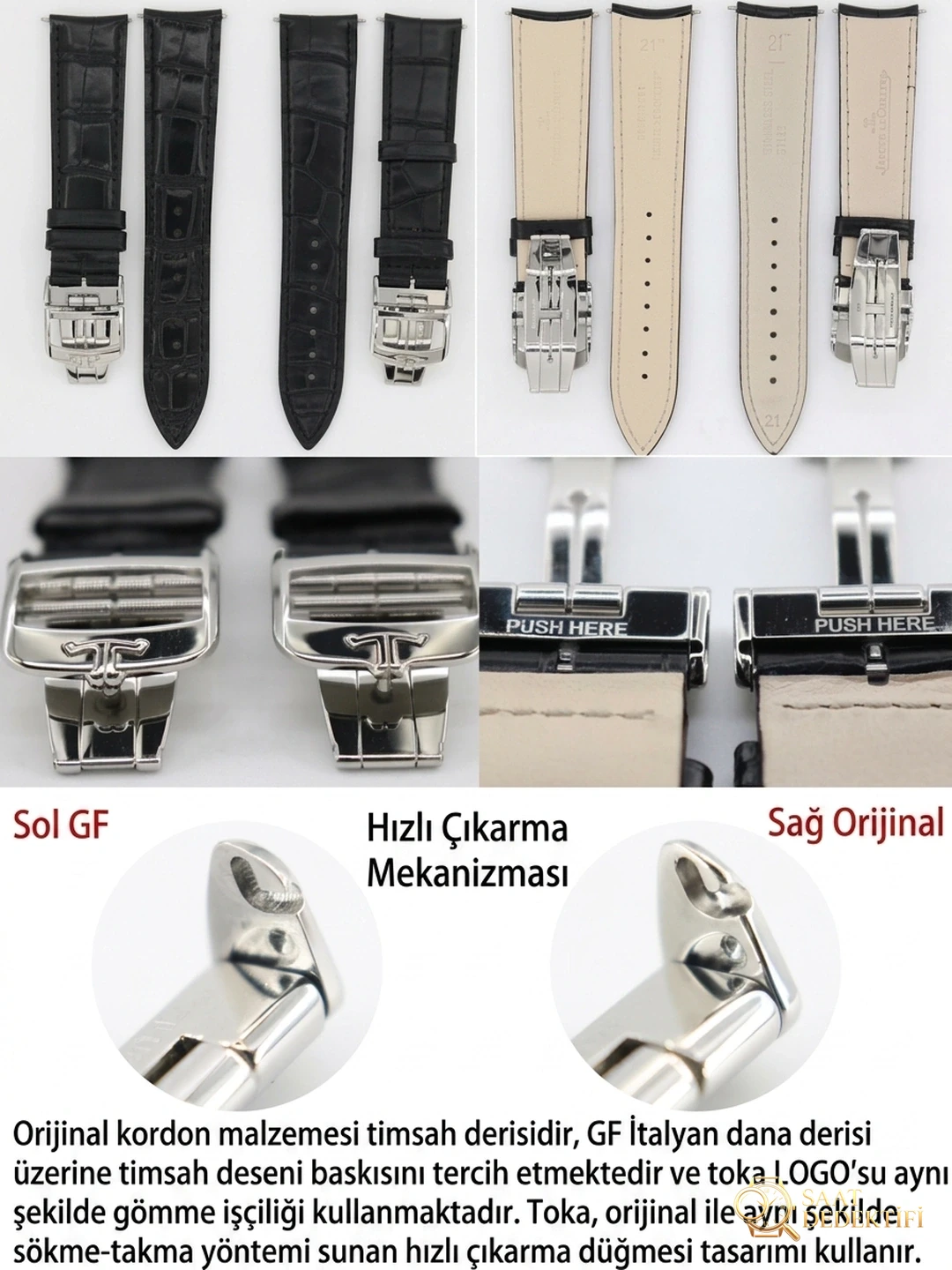 En üst versiyon GF Factory Jaeger-LeCoultre Master Ultra Thin Moon serisi klasik replika saat Q1368420 orijinal karşılaştırmalı inceleme - Genel Açı ve Estetik Duruş