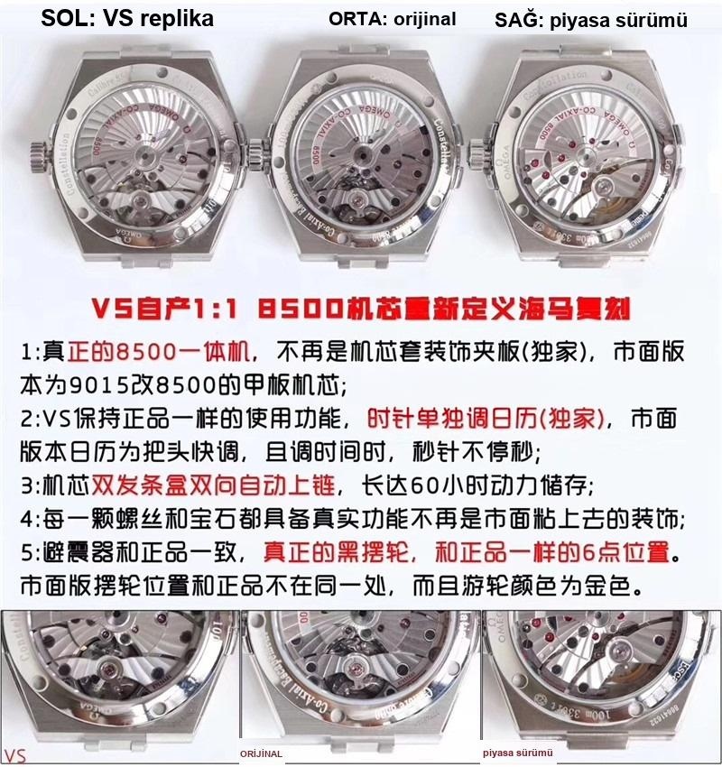 En üst versiyon VS Factory Omega Constellation - orijinal ve diğer replika versiyonlarla karşılaştırmalı inceleme — 10. fotoğraf