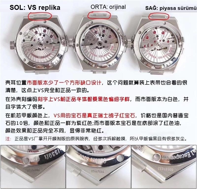 En üst versiyon VS Factory Omega Constellation - orijinal ve diğer replika versiyonlarla karşılaştırmalı inceleme — 13. fotoğraf