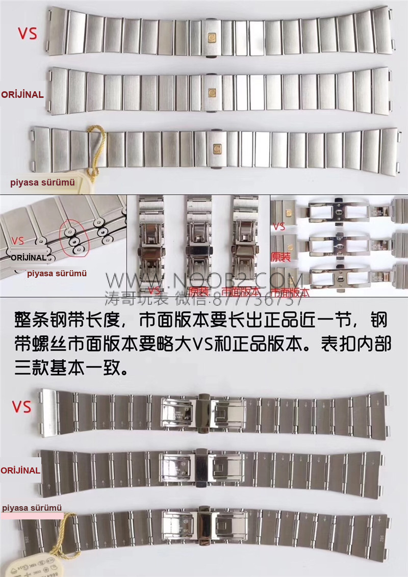 En üst versiyon VS Factory Omega Constellation - orijinal ve diğer replika versiyonlarla karşılaştırmalı inceleme — 14. fotoğraf