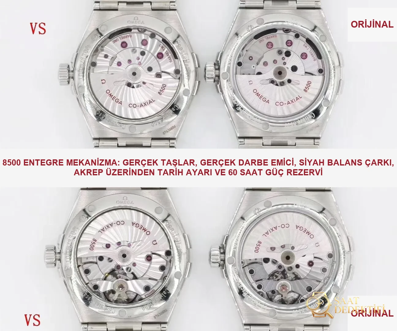 En üst versiyon VS Factory Omega Constellation - orijinal ve diğer replika versiyonlarla karşılaştırmalı inceleme - Tepe Kilit Mekanizması ve Conta Yapısı
