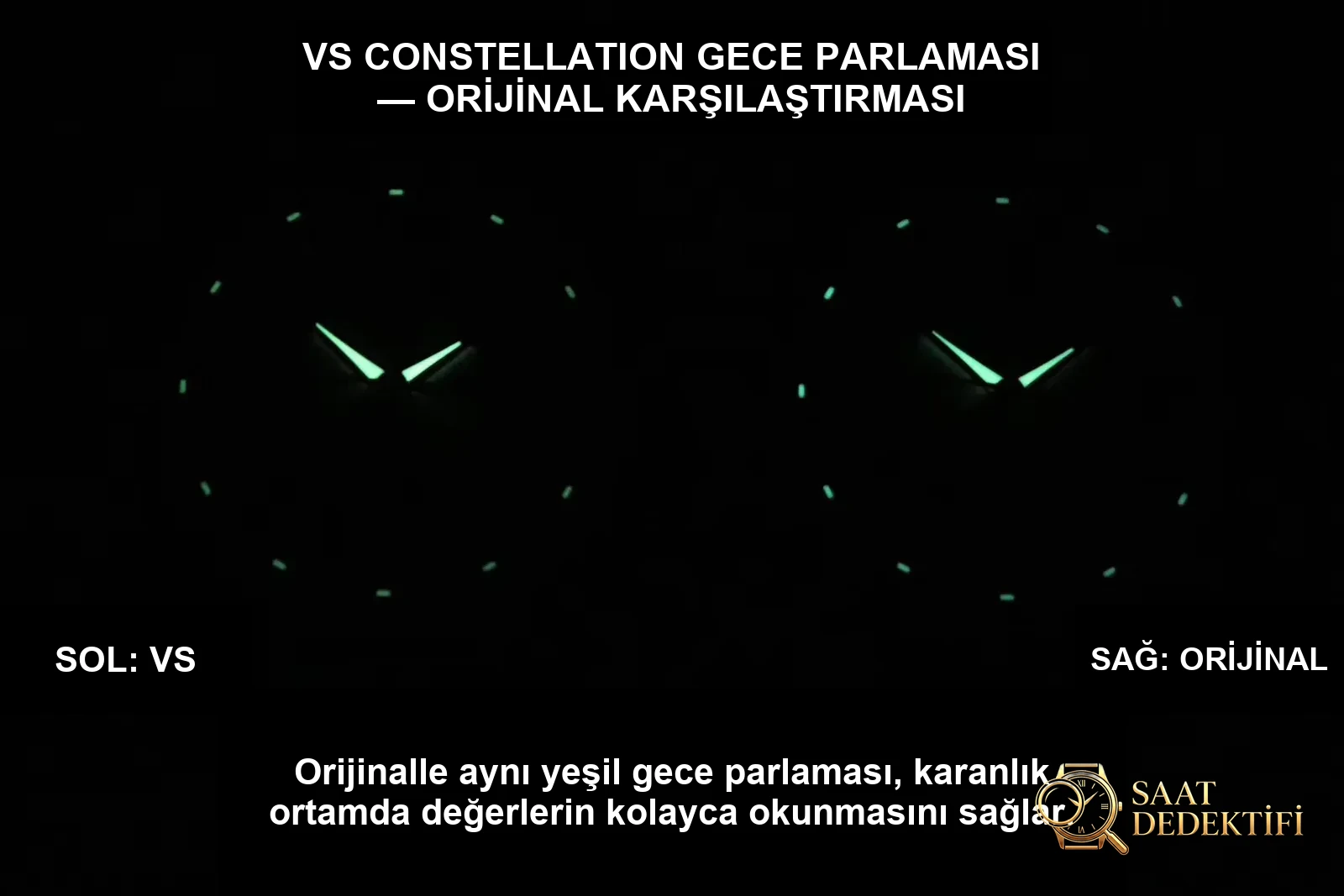 En üst versiyon VS Factory Omega Constellation - orijinal ve diğer replika versiyonlarla karşılaştırmalı inceleme - Makro Mekanizma Köprüleri ve Cenevre Çizgileri