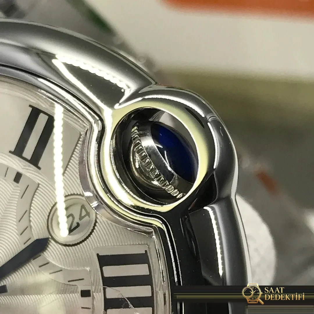 En yeni V6 Cartier V7 versiyonu Ballon Bleu 42 mm detaylı gerçek çekim incelemesi ve gerçek-replika karşılaştırması - Bilezik, Toka ve Klips Mekanizması