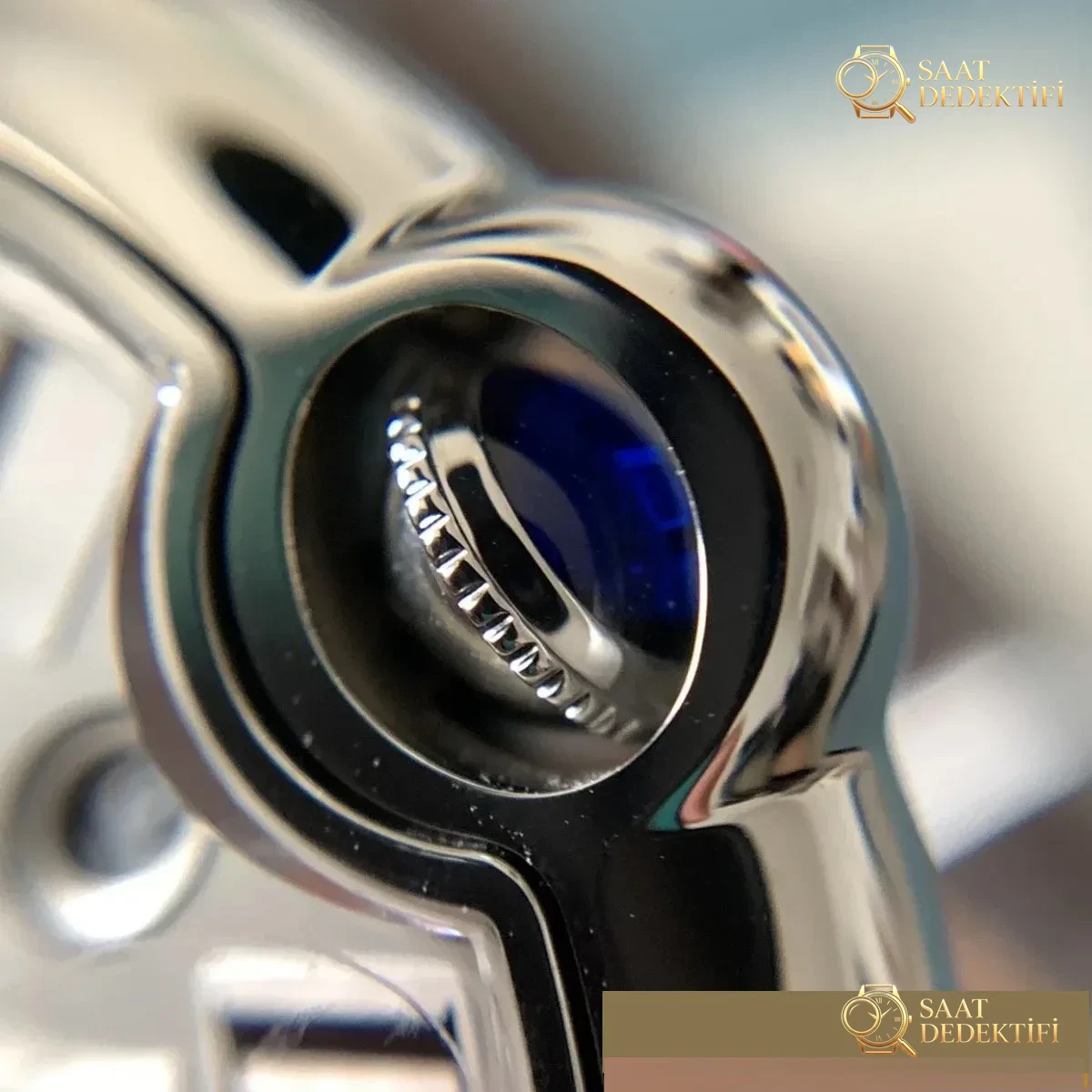 En yeni V6 Cartier V7 versiyonu Ballon Bleu 42 mm detaylı gerçek çekim incelemesi ve gerçek-replika karşılaştırması - Makro Kadran ve İndeks İşçiliği