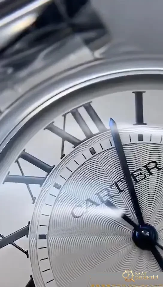 En yeni V6 Cartier V7 versiyonu Ballon Bleu 42 mm detaylı gerçek çekim incelemesi ve gerçek-replika karşılaştırması - Tepe Koruması ve Ayar Fonksiyonu