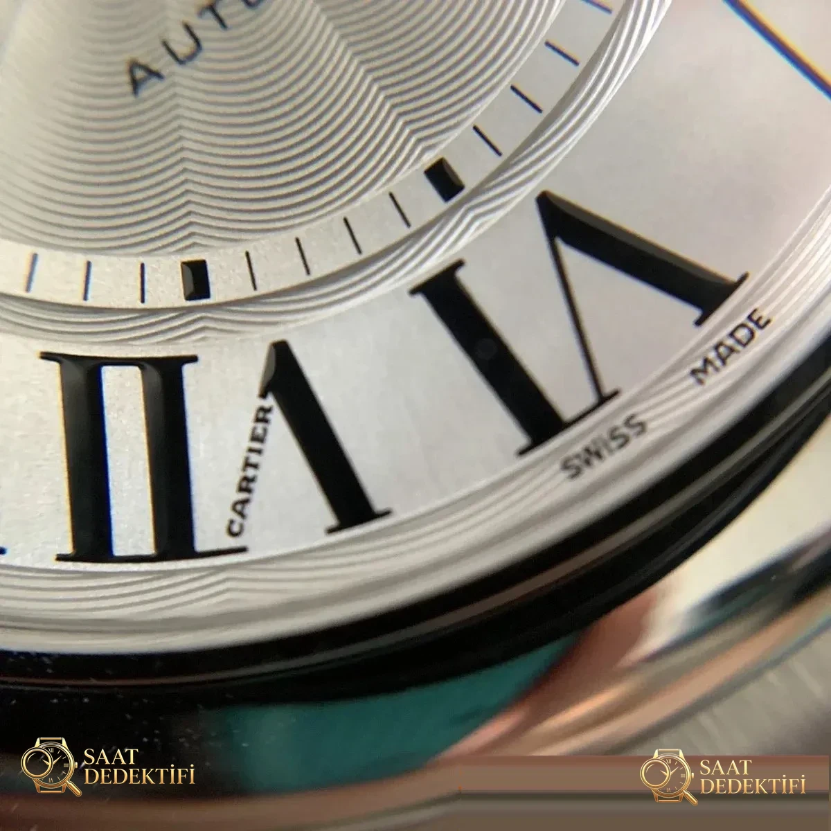 En yeni V6 Cartier V7 versiyonu Ballon Bleu 42 mm detaylı gerçek çekim incelemesi ve gerçek-replika karşılaştırması - Cam Yansıma Önleyici (AR) Kaplama