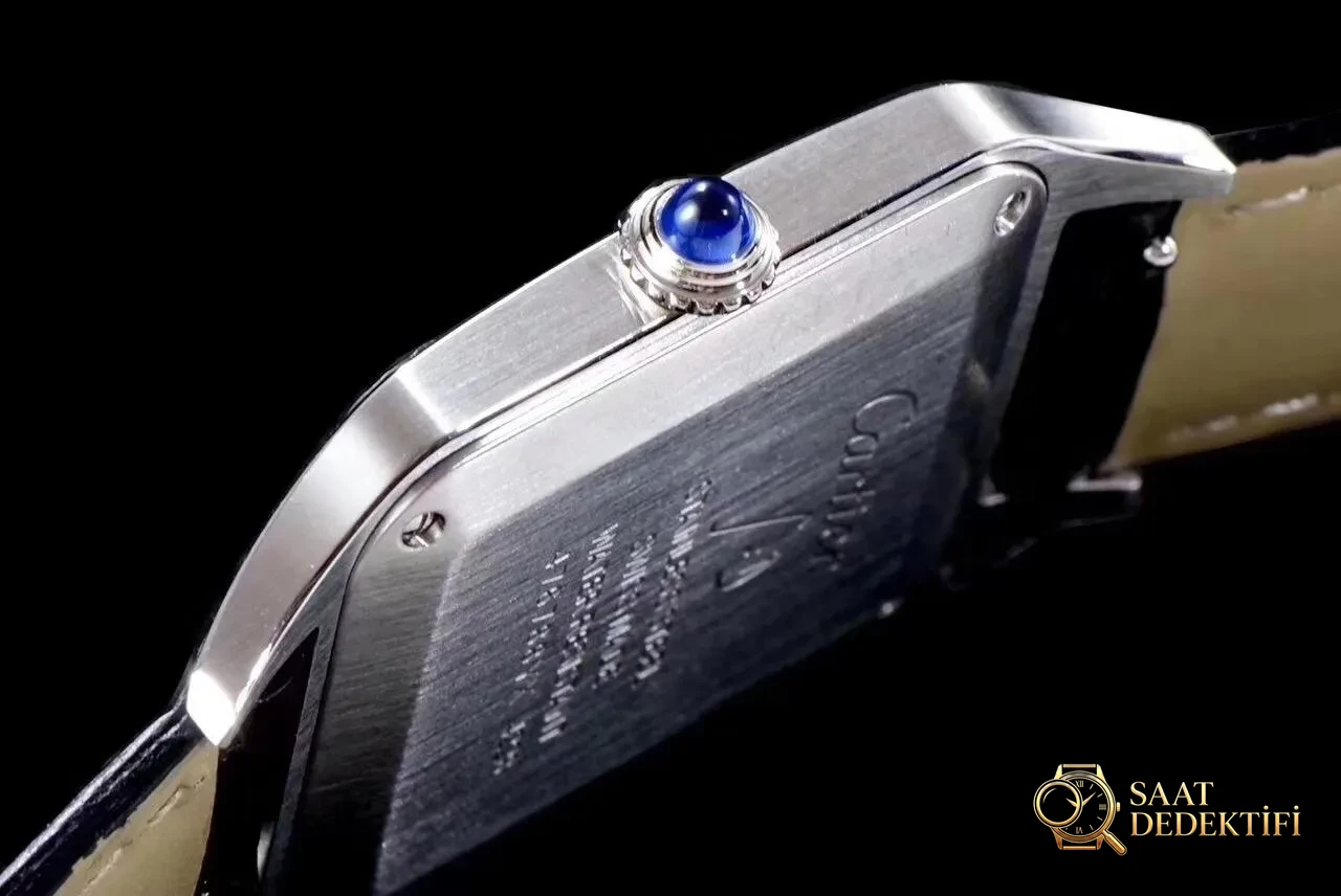En yeni XF Factory Cartier Santos V2 yükseltilmiş sürüm replika kuvars saat en hafif ve en ince olan mı? Kalitesi nasıl? - Makro Kadran ve İndeks İşçiliği