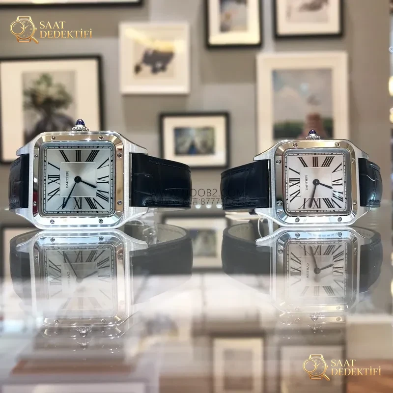 En yeni XF Factory Cartier Santos V2 yükseltilmiş sürüm replika kuvars saat en hafif ve en ince olan mı? Kalitesi nasıl? - Genel Açı ve Estetik Duruş