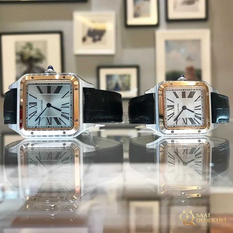 En yeni XF Factory Cartier Santos V2 yükseltilmiş sürüm replika kuvars saat en hafif ve en ince olan mı? Kalitesi nasıl? - Kasa Çeliği ve Polisaj Kalitesi