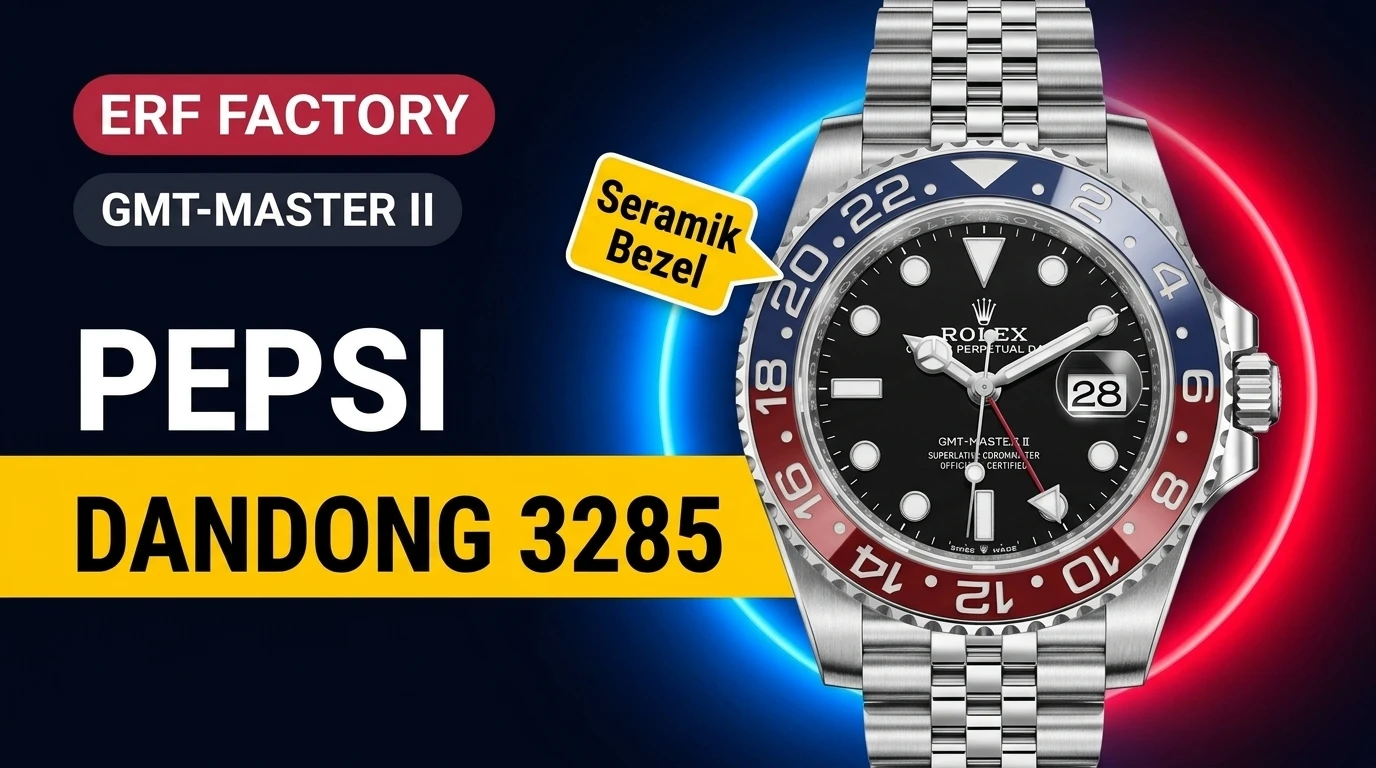 ERF Factory Rolex GMT-Master II Pepsi Review: Integriertes Kaliber 3285 und freie Balance