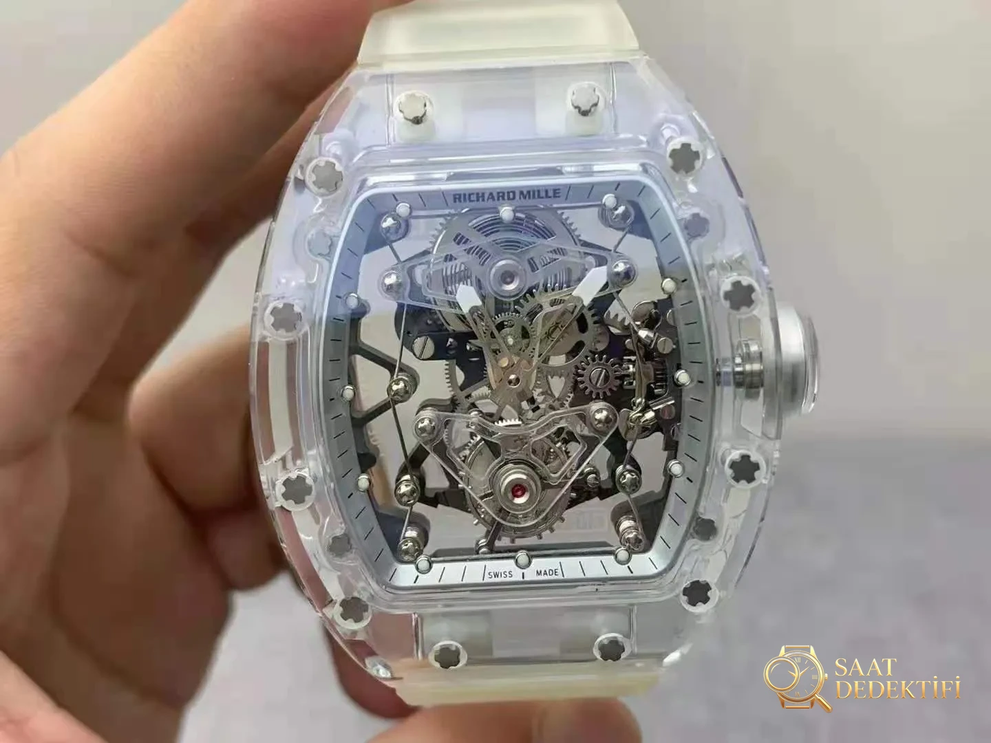 Replika Richard Mille İskelet Kadran