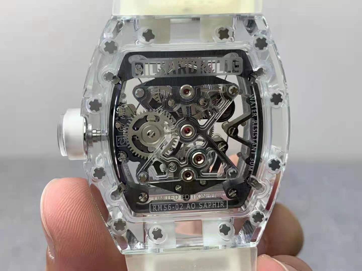 Richard Mille Transparent Arka